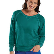 Ladies' French Terry Slouchy Pullover